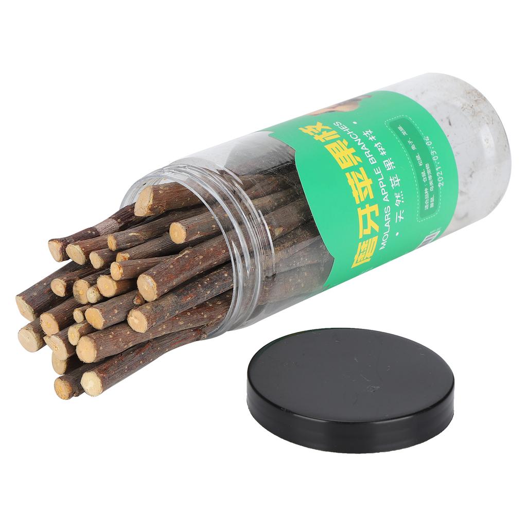 Pet Hamster Natural Applesticks Chew Toys Molar Teeth Grinding Toy for Rabbits Hamster