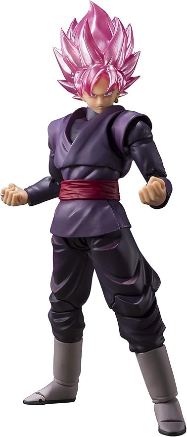 Фигурка Гоку Чёрный Сайян из Dragon Ball Super от TAMASHII NATIONS, 140 мм, ПВХ/АБС, раскрашенная, SHFiguarts - Super Rosé.- (Переиздание) приблизительно. &