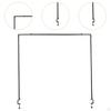 Over The Table Rod Stand with Clamps Assembly Required Heavy Duty Holder Metal Balloon Arch