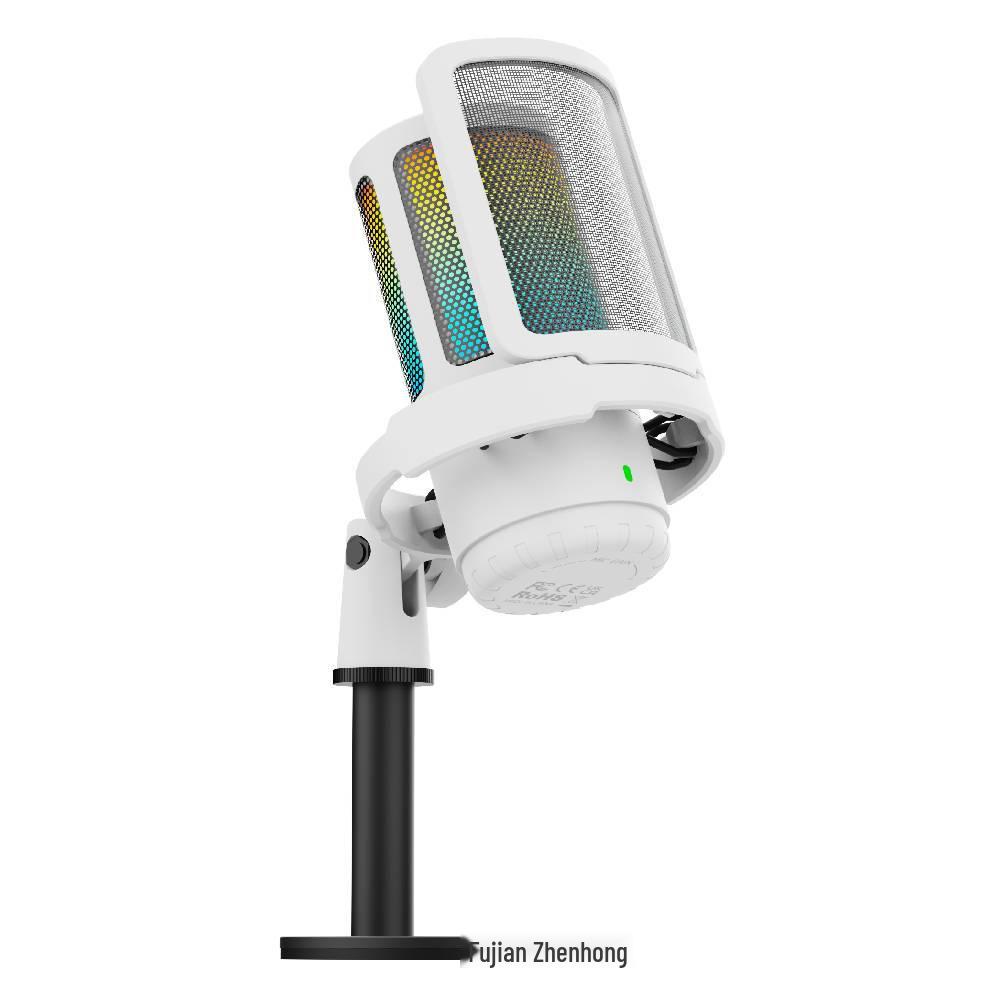 Трансграничный RGB-микрофон с шумоподавлением для игр, прямых трансляций и мобильного использования