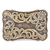 Retro Square Mens Belt Buckle Cowboy Western Large Metal Alloy Buckles