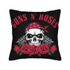 Музыкальная группа Rock G-Guns N Roses Наволочка Мягкая Ткань Чехол для Подушки Декор Чехол для Декоративной Подушки Дом Квадратный 18''