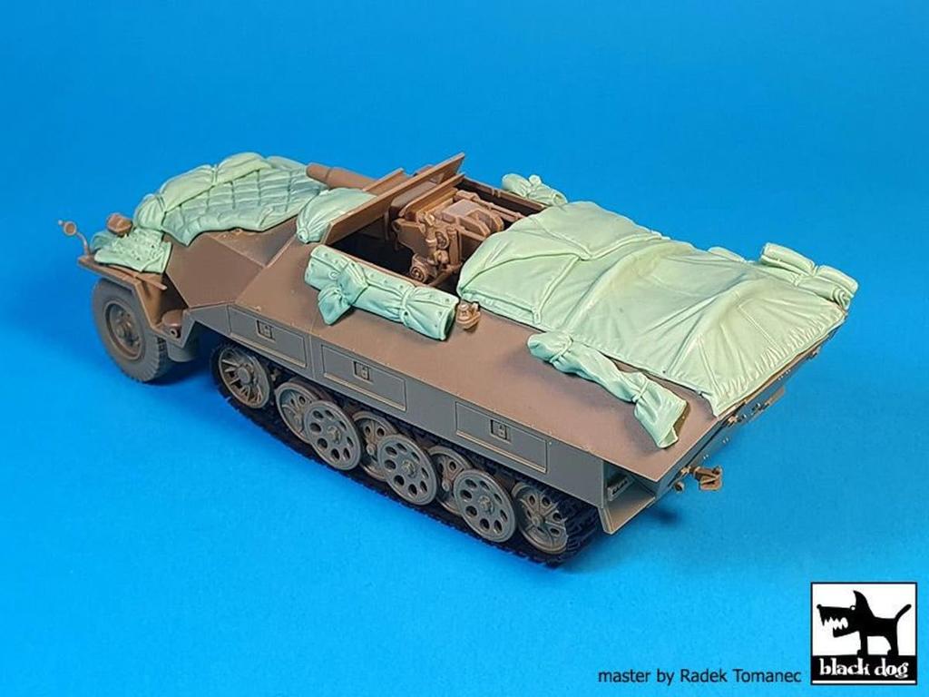 Black Dog Набор аксессуаров Ausf D смола военные детали HAUT35270 1/35 Sd.Kfz.251/9 (для Тамии) (танк)