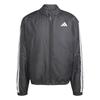 Adidas Essentials Bomber Black Size L 3-Stripes Jacket, Men's KSG53, (JD1294),