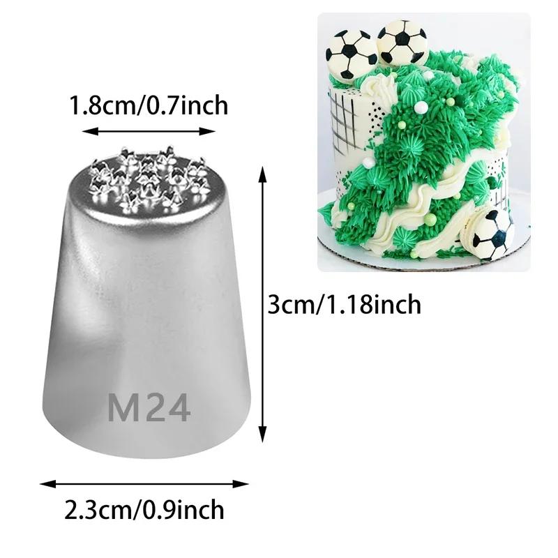 1/5pcs Cake Grass Cream Decoration Tips Set Nozzle Cupcake Head Cake Decorating Tools Pastry Tools Stainless Steel Piping Icing
