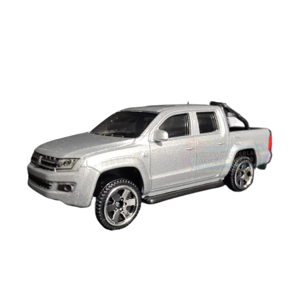 1/64 масштаб Amarok пикап реплика мини грузовик модель автомобиля металлическая миниатюрная художественная фигурка автомобиль литой под давлением ребенок мальчик рождественский подарок игрушка