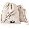 Reusable Bread Bag Eco-friendly Drawstring Design Easy To Clean Homemade Bread Storage Bag Dry Food Storage Organizer