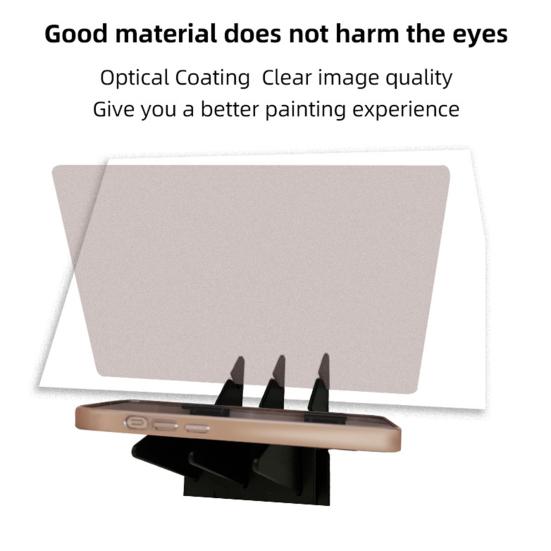 Оптическая доска для рисования Простая в использовании Проектор для обводки и рисования Многофункциональное Двустороннее Изображение