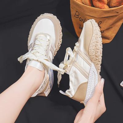 Кроссовки на толстой подошве, женская модная спортивная обувь для отдыха на открытом воздухе, повседневные кроссовки для ходьбы, бега, дышащие кроссовки для фитнеса и бега на платформе