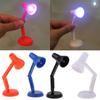 1/6 Scale Muti-color LED Desk Lamp Furniture Hot Toys BJD Dollhouse Accessory Miniature Ceiling Lamp LED Light Dollhouse