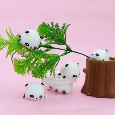 Mochi Squishy Panda Медленно растущая сжимаемая лечебная забавная детская игрушка средство для снятия стресса