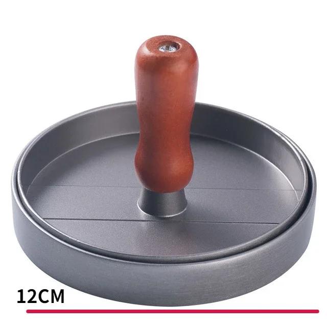 Burger Press Non-Stick Hamburger Patty Maker with Wax Paper Aluminum Burger Maker for Kitchen BBQ Grill