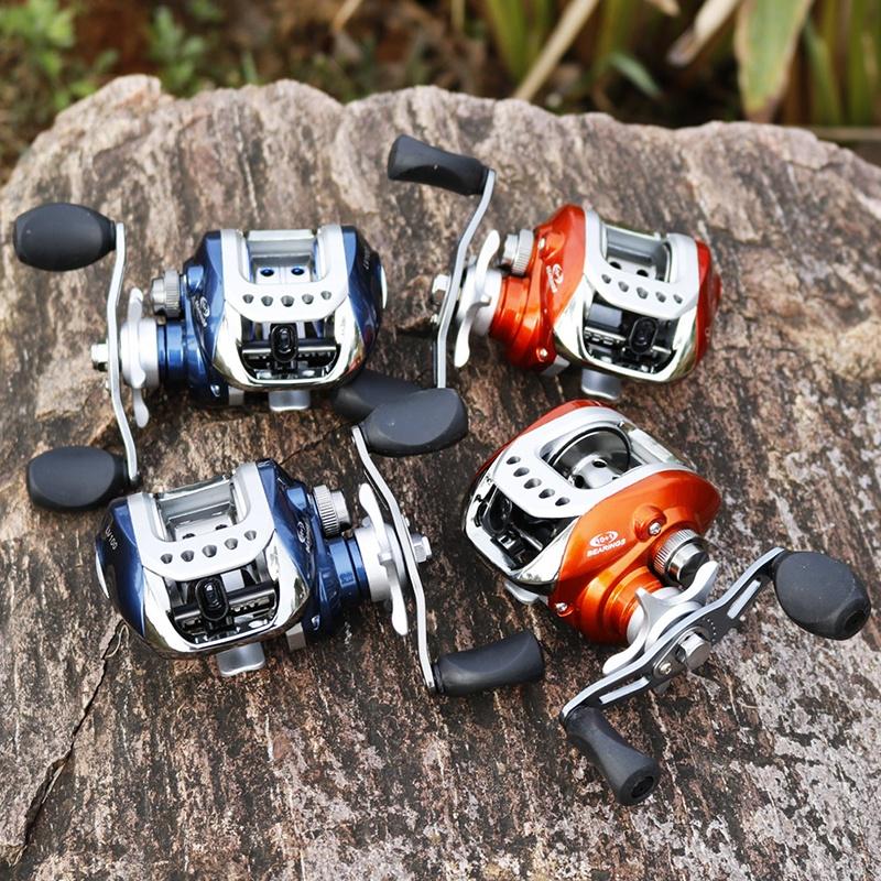 Катушка для приманки с магнитным тормозом, левая и правая фидерные катушки