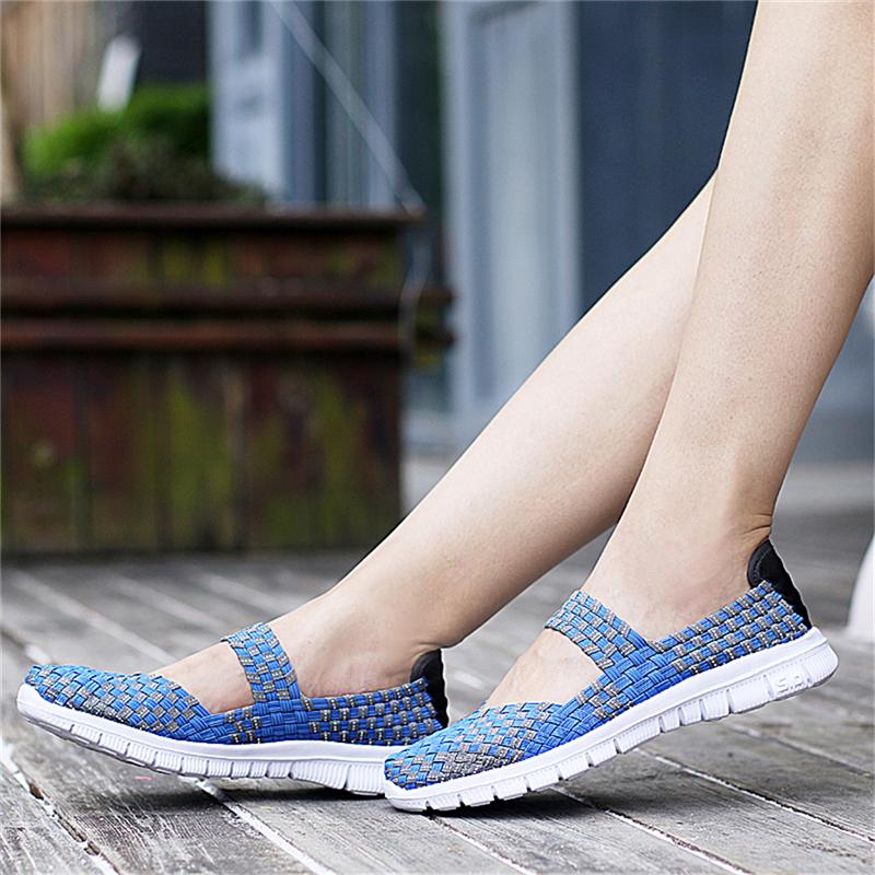 Женские модные повседневные кроссовки, радужные женские кроссовки, обувь на плоской подошве из сетчатой ​​ткани, размер 35-42