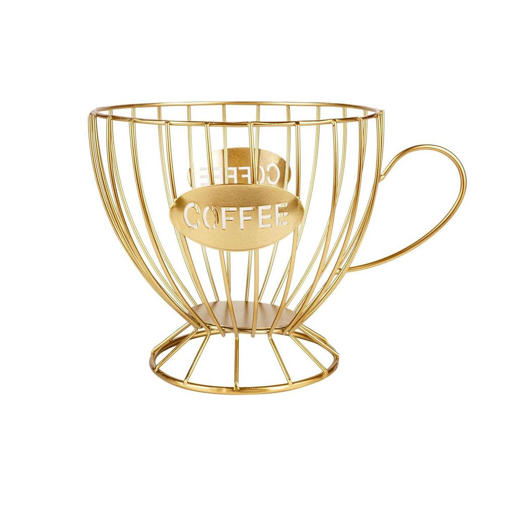 Extra Large Capacity Coffee Pod HolderCoffee Bar Counter Organizer Coffee Filter HolderCapsule BasketCoffee Bar Accessories