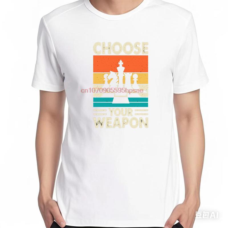 Fashion New Shirts And Tshirts Chess Player Vintage Shirts Graphic Tee Summer Unisex Short Sleeve Tee Cotton Printed Tshirt