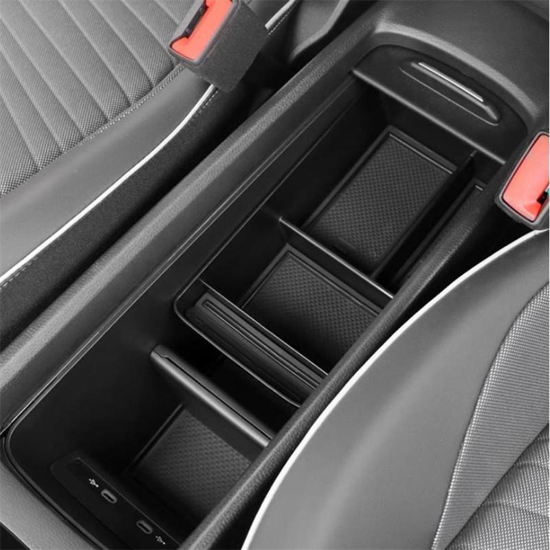 Автоаксессуары Для VW Volkswagen ID.3 E11 ~2025 Ящик для хранения подлокотника центральной консоли Многофункциональное хранение Автозапчасти