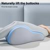 Couples Butt Cushion Hip Intimacy Pillow Memory Foam Multi Position Wedge Cushion Ergonomic Leg Wedge for Bedroom Relaxation Post-Surgery Recovery