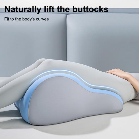 Couples Butt Cushion Hip Intimacy Pillow Memory Foam Multi Position Wedge Cushion Ergonomic Leg Wedge for Bedroom Relaxation Post-Surgery Recovery