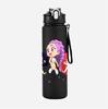 Cartoon K-Pop Demon Hunters Printed 750Ml Water Bottle Large Capacity Drinking Cup Portable Outdoor Sports Water Cup Children Gift