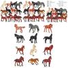 Mini Pvc Arabian Horse Statues Set For Collectors And Animal Hobbyists