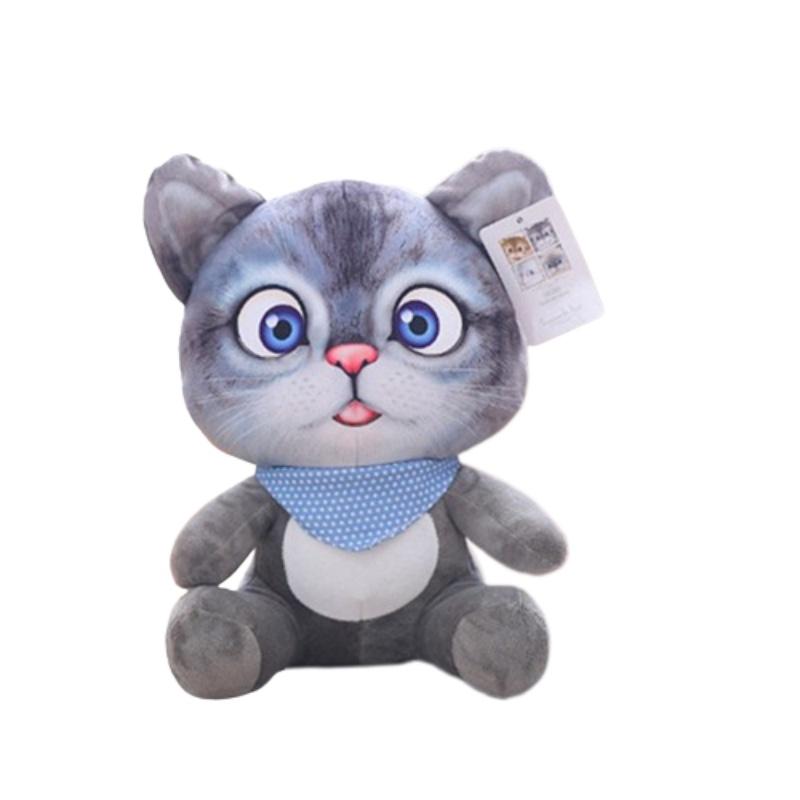 Японский длинный помидор кот плюшевая игрушка подушка милое чучело животное с мягким наполнителем из ПП хлопка