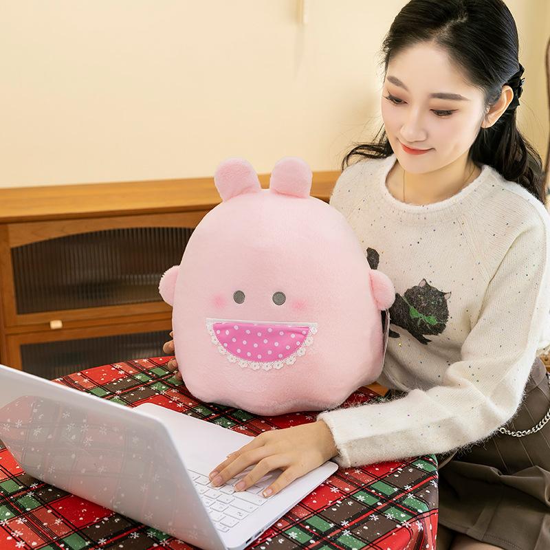 Ghost family cute plush doll doll doll pudding rabbit unicorn soft cute sleeping pillow