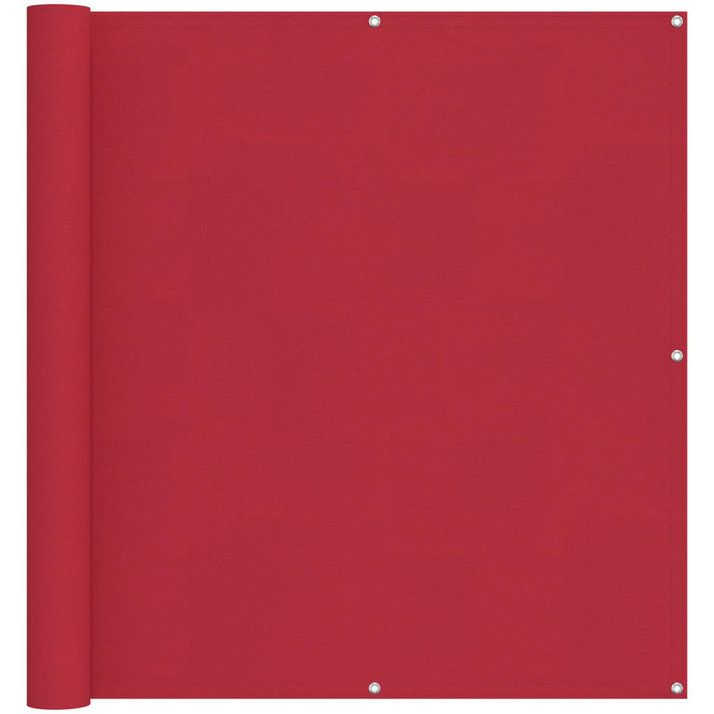 Balcony Privacy Screen Red 110 x 200 cm Oxford Fabric
