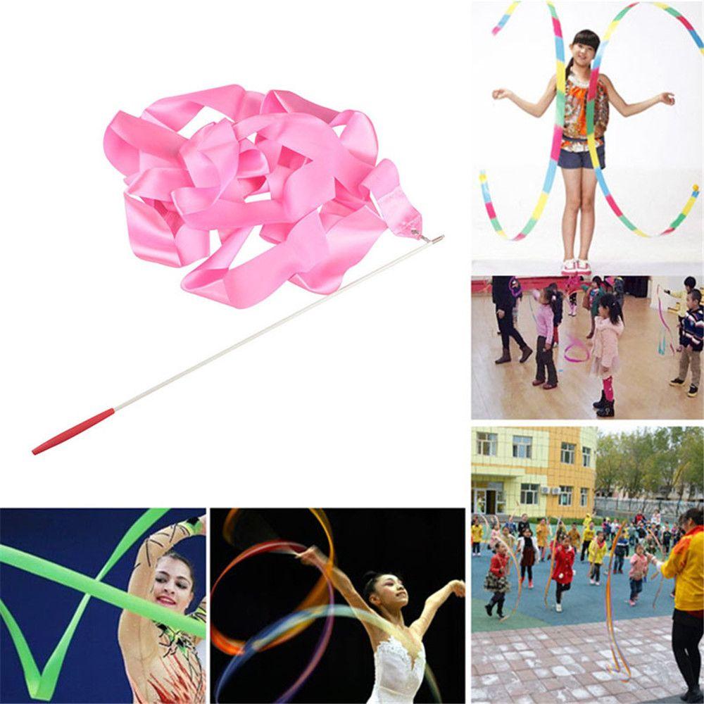 Twirling Rod Professional Gymnastic Ballet Ballet Streamer Gymnastics Ribbons Props Dance Stick 4M