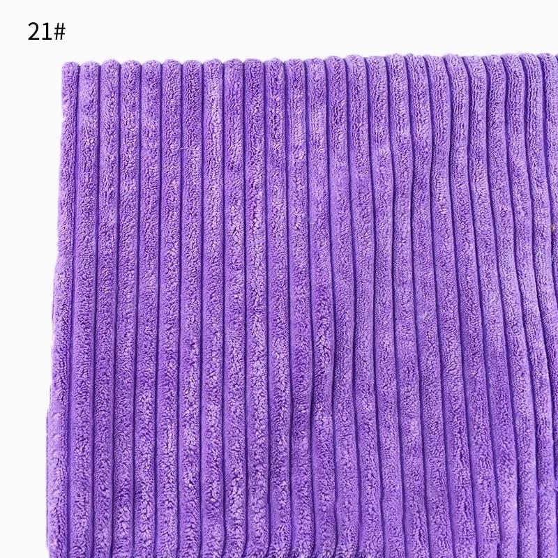 Meetee 50/100*150см Полосатая хлопковая вельветовая ткань Декоративная ткань для дивана Подушек Плюшевой игрушки DIY Одежда Шитье Домашний текстиль