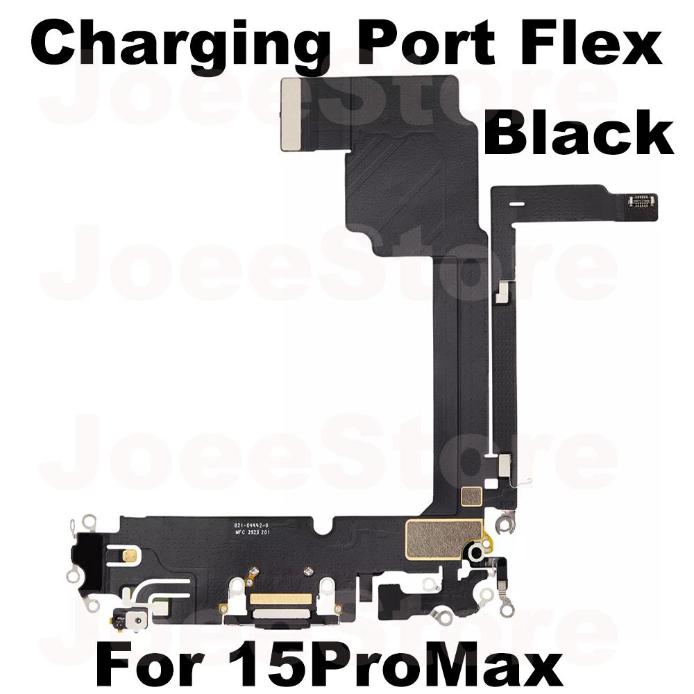 Шлейф зарядного порта для iPhone 15 16 Pro Max Plus 15Pro 16ProMax Разъем док-станции USB-зарядки с шлейфом микрофона Ремонт