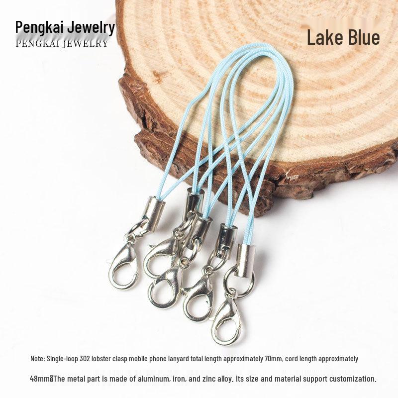 Сделай сам Красочный ремешок для мобильного телефона с карабином-лобстером – Аксессуар для ювелирных изделий ручной работы и шнурок-подвеска