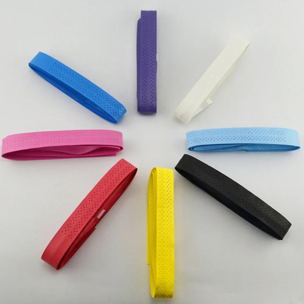 10 шт. дышащие 0,75 мм напульсники для теннисной ракетки, противоскользящая перфорированная впитывающая лента для ручек, накладки для бадминтона