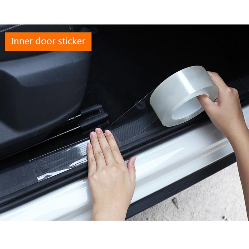 3 м/10 м наклейки для автомобиля, защитная пленка для края двери, против царапин, прозрачная пленка, стиль, автоаксессуары