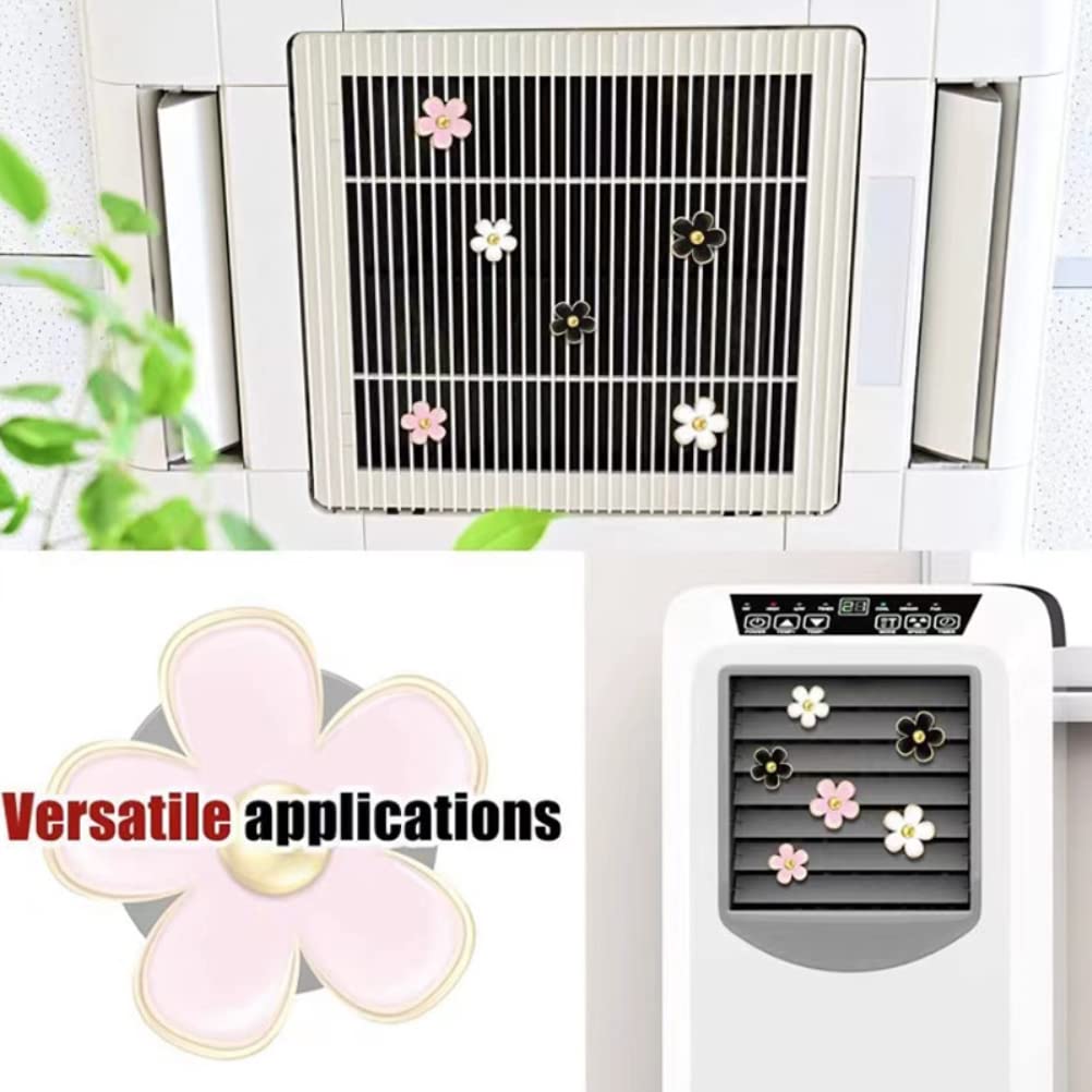 J-ouuo Car Air Conditioner Vent Vent Clip, , Flower Shape, Clip, Flower Aromatherapy