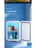 Компактный мини-холодильник двойного назначения: Портативный ретро-дизайн для дома, автомобиля и общежития с функцией охлаждения и изоляции.