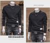 Men's 2023 Korean Style Slim Fit Round Neck Sweatshirt: Trendy Autumn/Winter Pullover Jacket