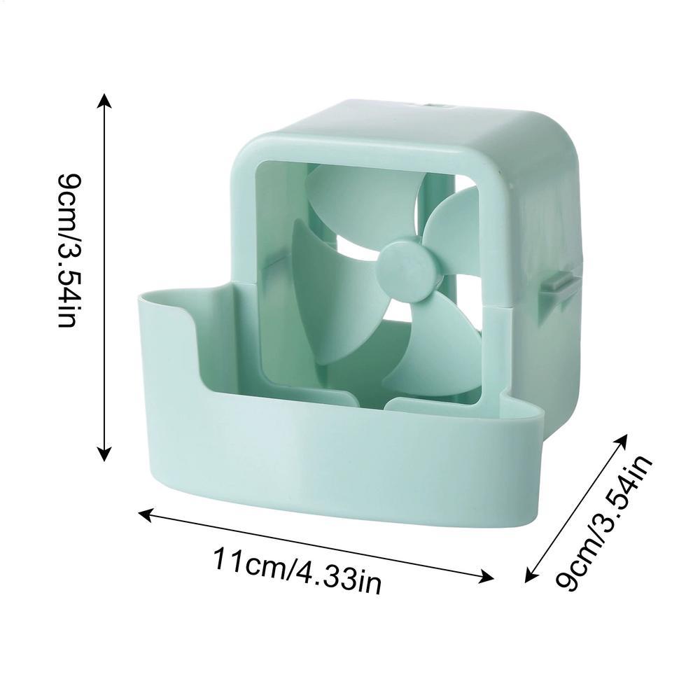 Portable Fan Mist Cooling Adapter Floor Fan Cooler Hangable Ice Box Attachment Accessories Cooler For Festival Terrace Alley