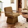 Wooden Leisure Chair Comfortable Rotatable Sofa Chairs Modern Minimalism Balcony Lazy Chairs Living Room Armchairs Furniture