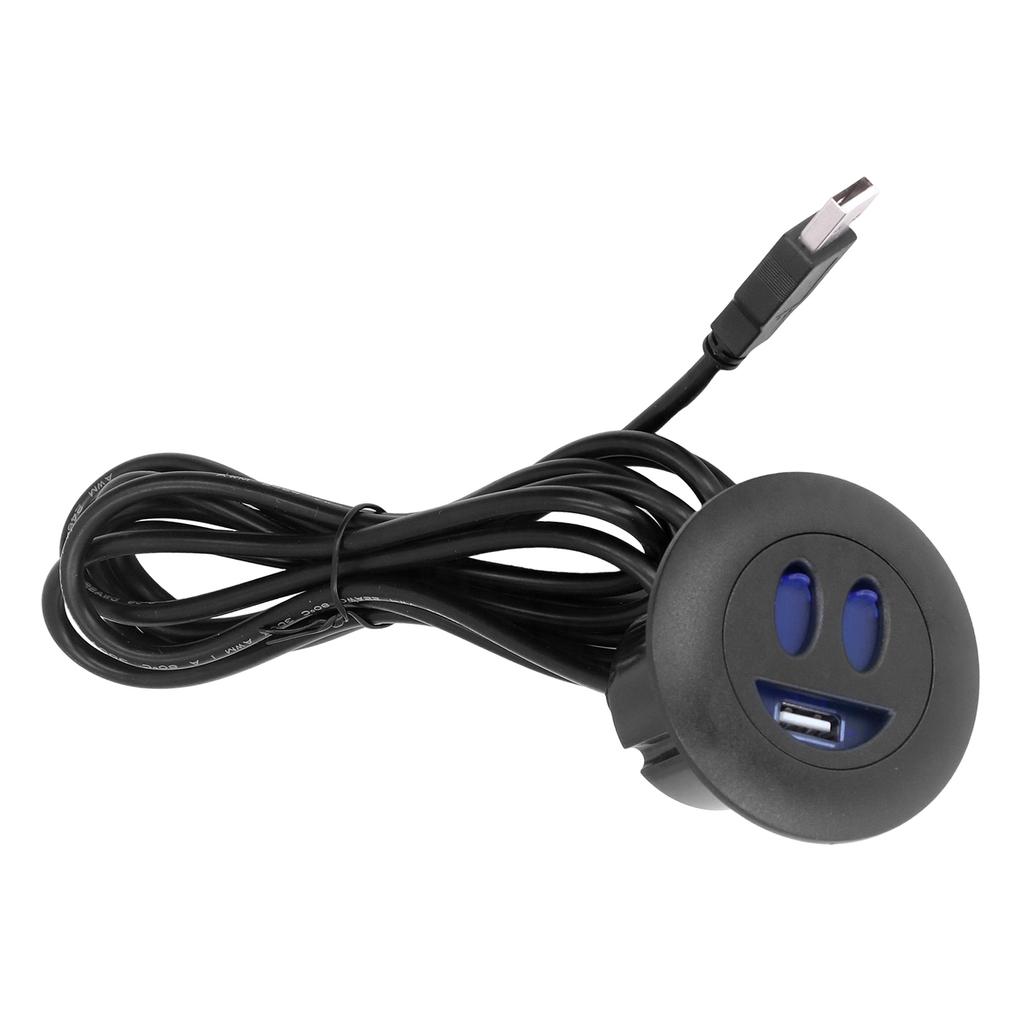 Розетка с USB-портом для зарядки 5 В и шнуром питания 2,5 м / 8,2 фута, для встраиваемой установки, для дома, прикроватная