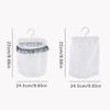 Breathable Mesh Hanging Bag Clothes Pin Holder With Hook Washable Clothespin Peg Storage Undergarment Laundry