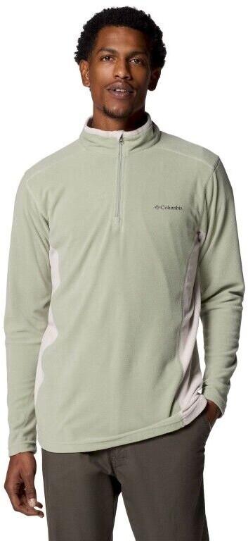 Куртка Columbia Men's Klamath Range II Half Zip Fleece Pullover-Tall ancient fossil/black