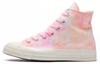 Кеды Chuck Taylor All Star 70 Hi Розовые с эффектом выцветания на пляже (Женский)