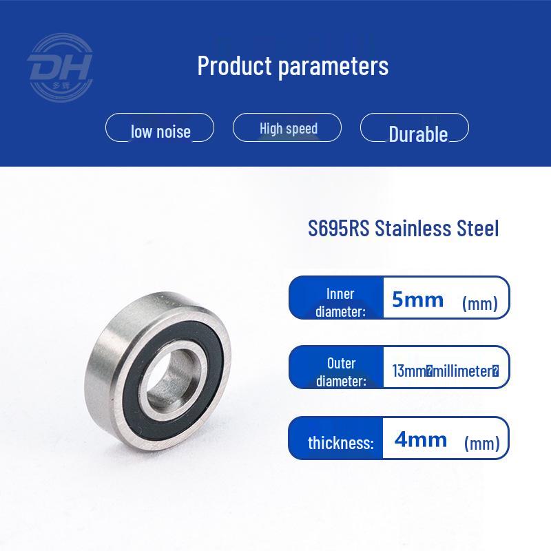 Stainless Steel Miniature Bearings: S6900ZZ, S6901ZZ, S6902ZZ, S694ZZ, S695ZZ, S696ZZ