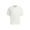 Adidas Neo Day Tee With Alphabet Print and Round Neck Unisex Tops White IK6083