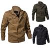 Men's Autumn Winter Military Clothing Zipper Pocket Loose Breathable Coat