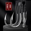1Box High Carbon Steel High-carbon Steel fishhook Wacky Weedless Worm Wide Gap fishing hook Soft Worm Bass Fishing Fishing Hooks