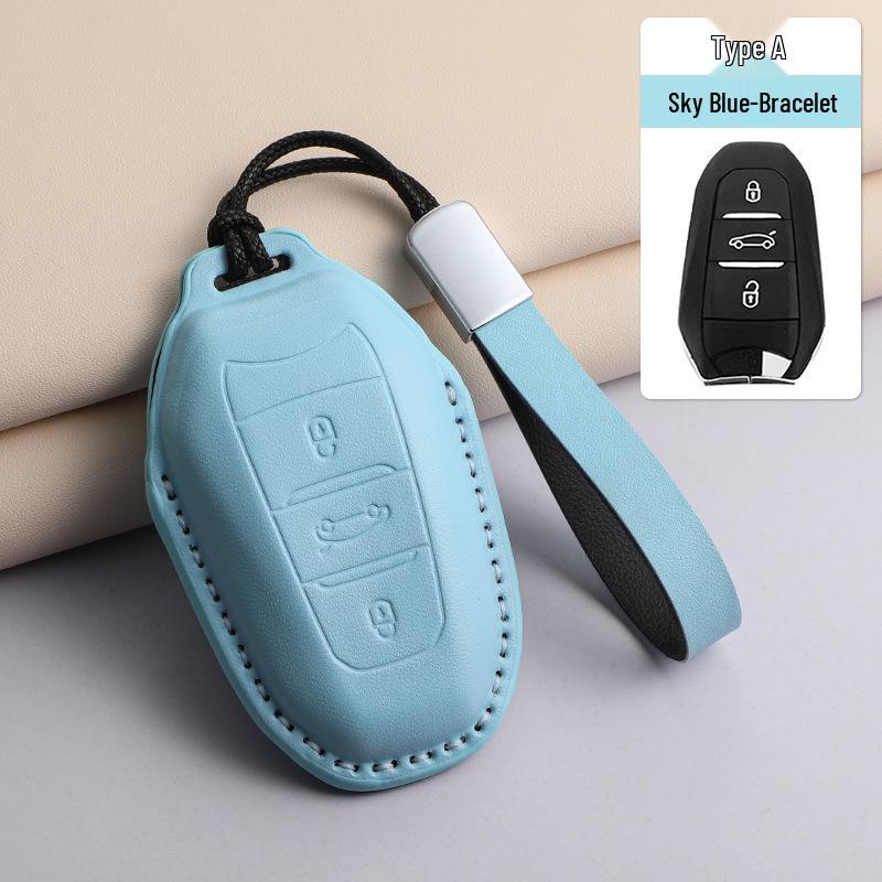 Peugeot Key Cover for 408X, 2008/4008/5008, Purple Textured for 508Lphev/408.