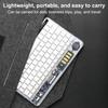 Ultra-Slim Rechargeable Bluetooth Keyboard Multi-Device Stable Connection for iPad iPhone Mac Android Windows-Wireless Keyboard