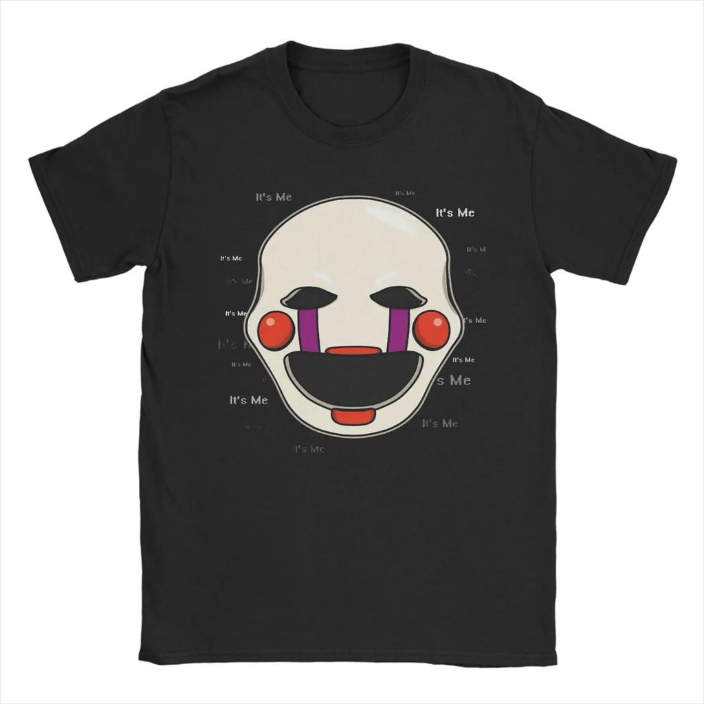 Новая игра ужасов FNAF At Freddys Периферия Принт Футболка Мужская Женская Хлопок Круглый вырез Летняя Новая Футболка Оверсайз Харадзюку Мода Топ